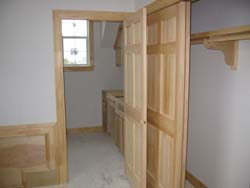 Custom carpentry, trimwork and doors